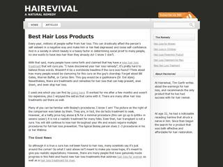 Hair Loss Revival